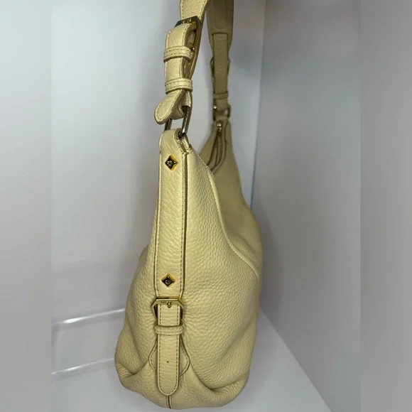 #244 MCM Pebbled Leather Hobo Shoulder Bag - Picture 4 of 16